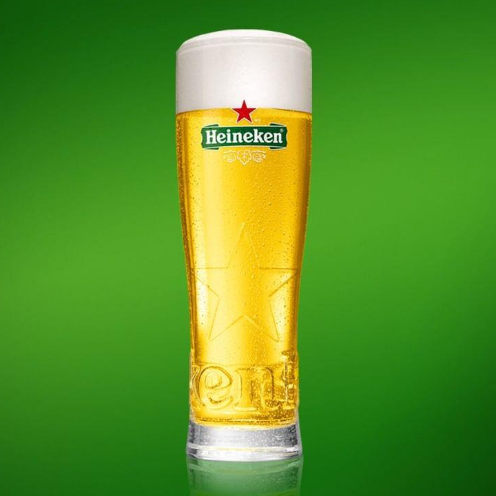 喜力啤酒杯玻璃杯子heineken浮雕玻璃杯五角星精酿啤酒杯进口原厂