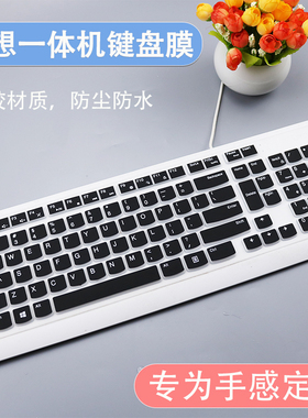 适用Lenovo联想致美AI 一体机电脑2209/520C/S键盘防尘保护膜黑色