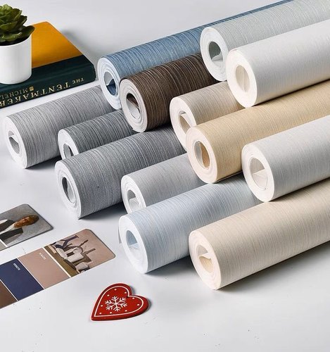 灰色壁纸素色墙纸非自粘