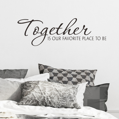 尚易sp-s0068创意英文标语客厅pvc墙贴自粘卧室背景装饰墙贴