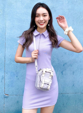 Doughnut甜甜圈单肩包TINY小包时尚百搭手机包蝴蝶结可爱新款包包