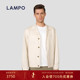 夹克棉麻针织商务易打理休闲外套 蓝豹男士 25春夏新品 LAMPO