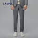 法兰绒 商务西裤 LAMPO 蓝豹男士 西服裤 羊毛素面法兰绒西装 裤