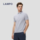 丝棉弹 LAMPO 蓝豹男士 短袖 T恤桑蚕丝混纺微弹百搭polo衫