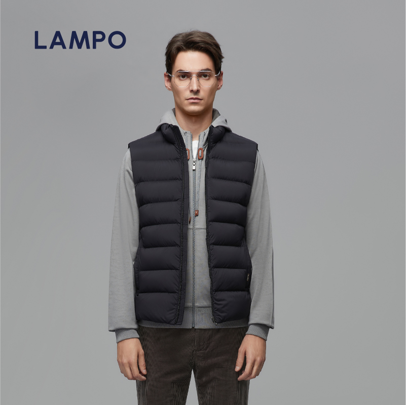 LAMPO/蓝豹时尚立领轻暖羽绒坎肩