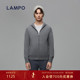 羊毛羊绒 羊绒开衫 LAMPO 蓝豹男士 毛衣外套连帽款 羊毛衫 外套
