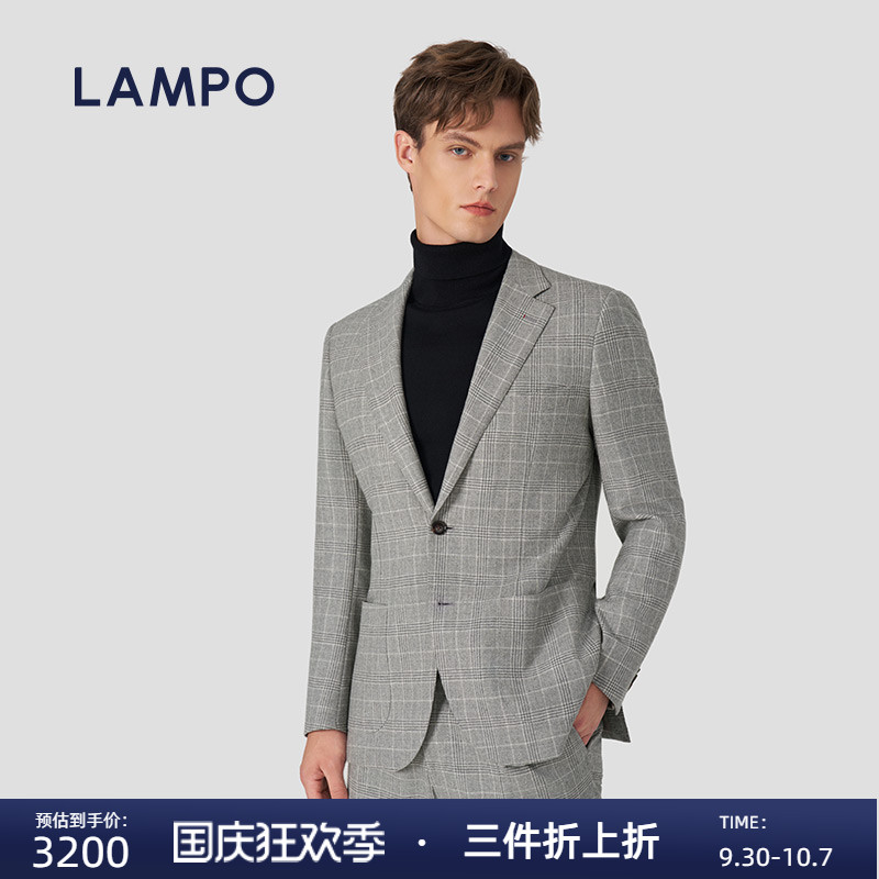 男士商务休闲羊毛西服外套
