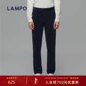 裤 男长裤 蓝豹男休闲裤 商务耐磨灯芯绒锥形裤 灯芯绒 LAMPO