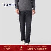 丝棉商务时尚 百搭休闲长裤 蓝豹男士 牛仔裤 丝羊毛 LAMPO
