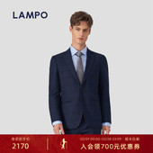 西装 外套男 蓝豹男士 西服120S全羊毛商务正装 120S LAMPO