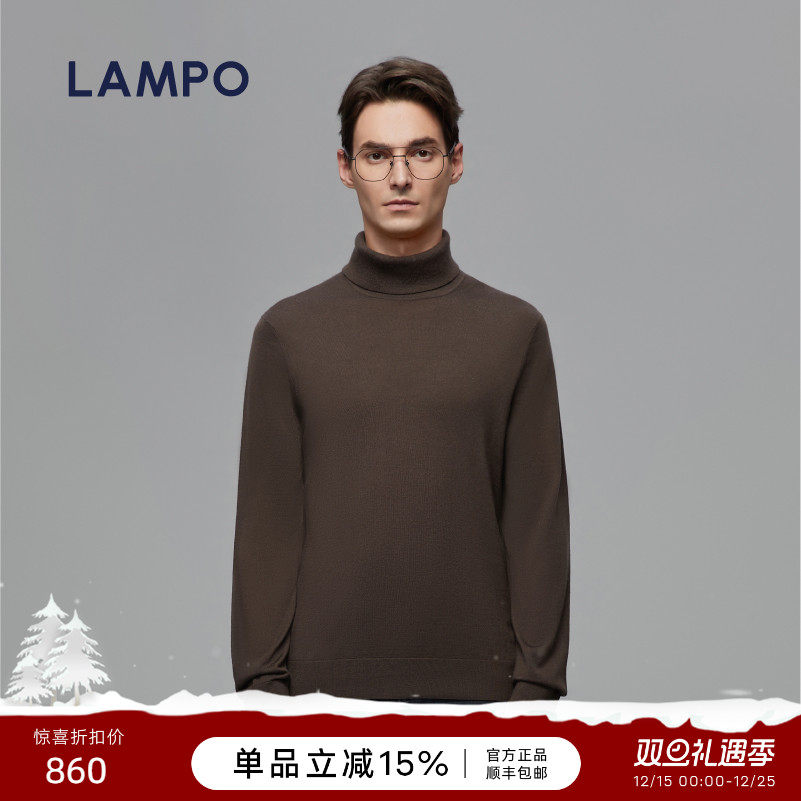 LAMPO/蓝豹丝羊绒混纺毛衫