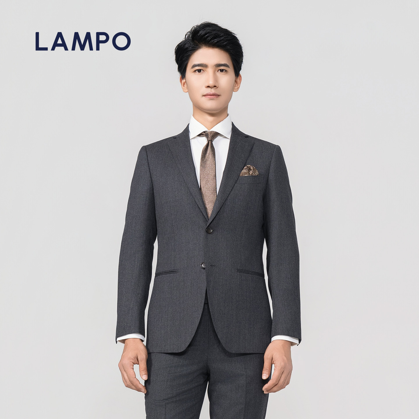 【25秋冬新款】LAMPO/蓝豹男士商务正装抗皱西服套装上衣