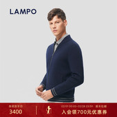 针织外套保暖羊绒开衫 舒适外套男 蓝豹男士 长袖 7030 LAMPO