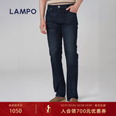深色通勤上班休闲裤 LAMPO 男生 男士 春夏牛仔裤 蓝豹 ONE系列