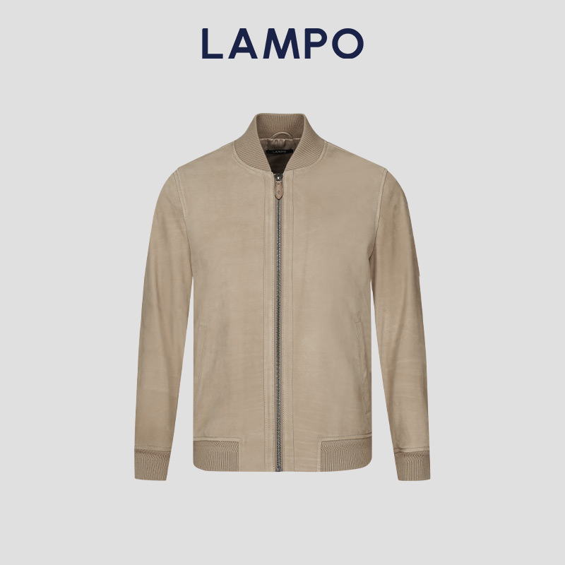 LAMPO/蓝豹正绒胎牛皮皮衣