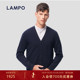 百搭秋季 针织外套 蓝豹抗静电羊毛男士 针织开衫 抗静电 LAMPO
