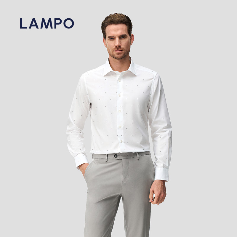 LAMPO/蓝豹意式优雅衬衫