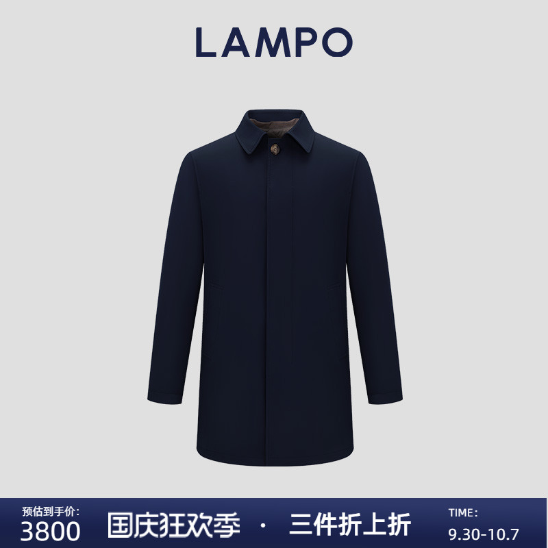 蓝豹秋冬季桃皮绒保暖棉服