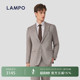 蓝豹男士 LAMPO 西服外套精纺羊毛戗驳领商务西装 精纺羊毛