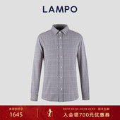 衬衫 舒适亲肤通勤百搭衬衣 蓝豹男士 长袖 羊绒 LAMPO