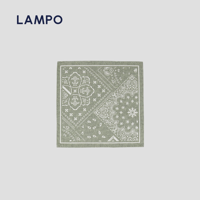 LAMPO/蓝豹桑蚕丝方巾