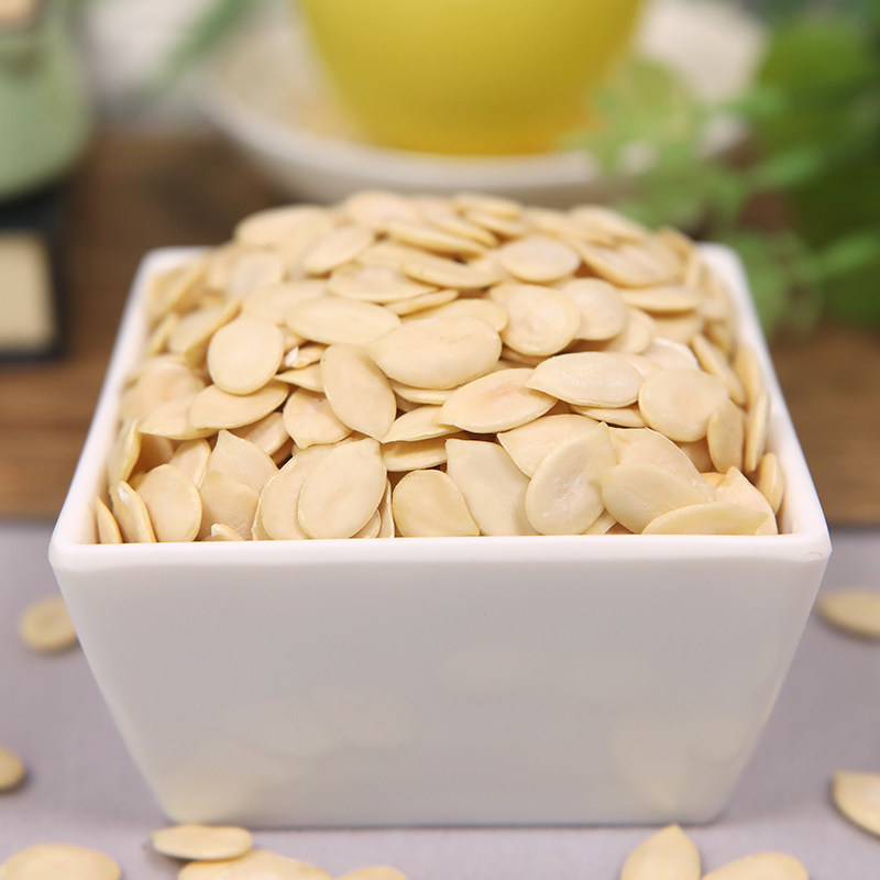 新货大片西瓜子仁420g罐装雪白仁原味生熟五仁月饼馅料烘培原料