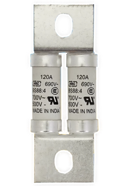 120FEE双管HRC保险丝BUSSMANN快速熔断器BS88:4 690V 120A