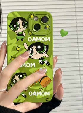 芥末绿色搞怪适用一加ACE5/13T手机壳OnePlus 10PRO卡通1+ACE3/2硅胶8T全包防摔11可爱网红新款个性3创意少女