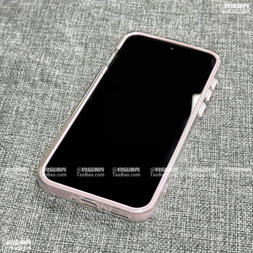 大孔双层二合一适用K80小米15手机壳K60红米K70透明防摔Note14浅粉Turbo3全包边框12T女13PRO+简约Civi4气囊