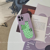 max 12pro硅胶CIVI3 15T手机壳K80红米note13紫色14 温柔可爱豹适用K90小米17pro K70女11 K50至尊版 TURBO4