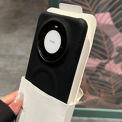 羊巴皮磁吸充电简约黑色适用OnePlus一加15/Ace6磁吸手机壳12/ACE5至尊版13T绒布面高级感竞速版半包Magsafe