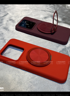 大红色酒红过年新款适用iQOO15/Neo11/Neo9手机壳IQOO 13/11S/10旋转360°支架Z9TURBO+液态硅胶软Z8/7PRO/12