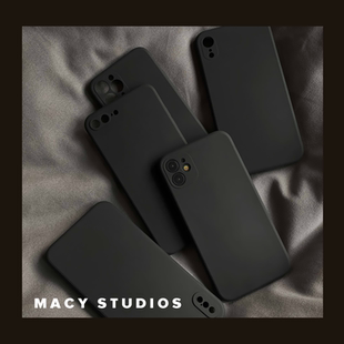 炭黑色适用TURBO6一加ACE5之至尊版 防摔全包12 13T手机壳9R黑色硅胶12液态7pro方形ACE2直边10pro简约3V竞速版