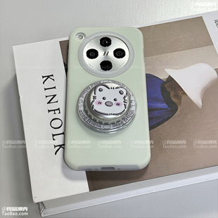 Reno15 X8Ultra适用OPPO 13一加ACE6 13小狗支架X8S耐脏软糯 磁吸壳果冻液态硅胶FIND 5手机壳pro小众1