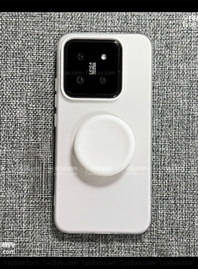 月光纯白色硅胶圆形支架适用IQOO Z9TURBO+手机壳IQOO neo10磨砂Z9/8PRO/Z3防摔U5大孔7PRO软壳6SE小众