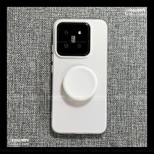 月光纯白色硅胶圆形支架Find X8S+适用OPPO Reno14/13F手机壳A3活力版11/10PRO+/A5X磨砂9/K12/7软A1i/A2M/6