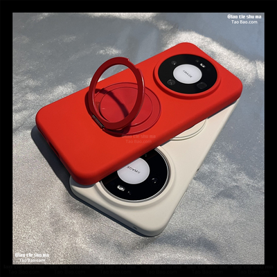 大红色高级感360°旋转支架S50适用VIVO X300PRO/X200 PRO MINI手机壳X100Ultra液态硅胶S20新年S19/S18女S30