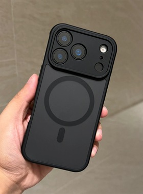 不沾指纹磨砂磁吸充电适用OnePlus一加15/ACE5PRO手机壳1+ACE6简约13T防摔12全包11加厚3PRO护甲黑色2V硅胶套