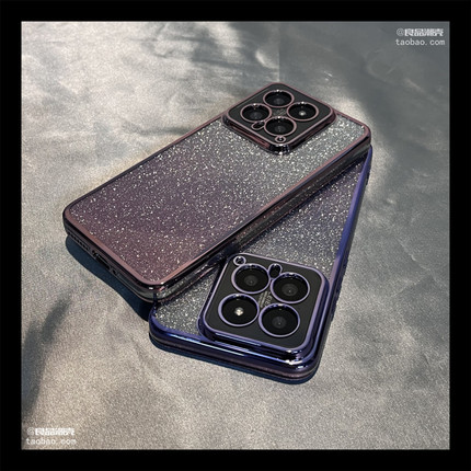 轻奢闪粉电镀边框K12适用OPPO Reno14/13/9/8手机壳FIND X8S+高级感X7/6潮A5女11/10pro+全包A58x网红A2/A1S