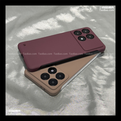 秋冬纯色棕咖梅子色超薄K9s适用OPPO Reno13/11手机壳K12无边框A2硬壳FIND X7/A3半包2Z/8/9pro+新款A96/5/6