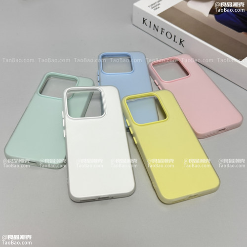磨砂双层二合一半透适用K80小米17/15T手机壳K90/K60红米K70至尊版Note14防摔Turbo3/12T女13PRO+果冻Civi4