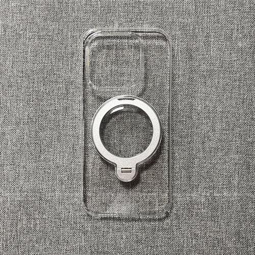 透明一体定位旋转360度旋转车载支架适用小米POCO F8 Ultra磁吸手机壳pocoF7 pro硬F7 Ultra超薄X7PRO亚克力