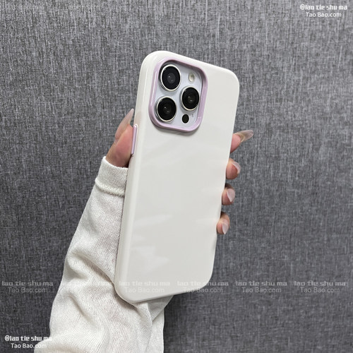 新款奶油白多巴胺撞色适用OPPO Reno16/15c/14/13F/11手机壳A6k/12PRO独立按键A2光面A5软1防摔3/A57大孔硅胶