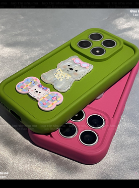 芥末绿色贝壳纹西高地狗适用iQOO Z9TURBO+手机壳IQOO13/12PRO防摔Z8X全包Neo9女款10小众U5软6卡通Z7软硅胶