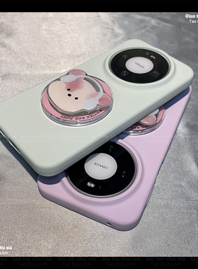 ins风耐脏液态硅胶音乐狗磁吸支架Reno15/14适用OPPO FIND X9/X8Ultra手机壳X7创意12一加13女ACE5软6T/3pro