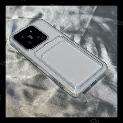 卡包可挂绳开孔透明适用Realme真我GT5PRO手机壳GTNEO5SE新款V25/V13可插卡包v11放照片Q3S硅胶Q3i防摔GT5pro