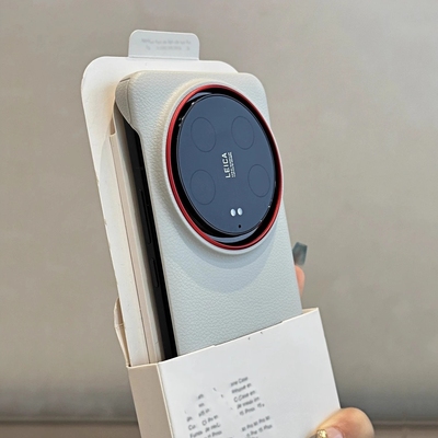 红色镜头框皮纹撞色无边框硬壳适用Magic8荣耀400/300手机壳X70魔术7PRO钛灰色超薄半包荔枝纹磨砂大孔防指纹