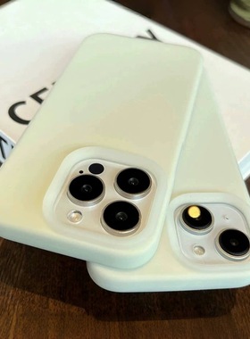 ins浅绿色Reno13适用OPPO FindX8手机壳find X7Ultra真液态硅胶PRO软糯12果冻简约一加13全包薄荷曼波绿ACE5