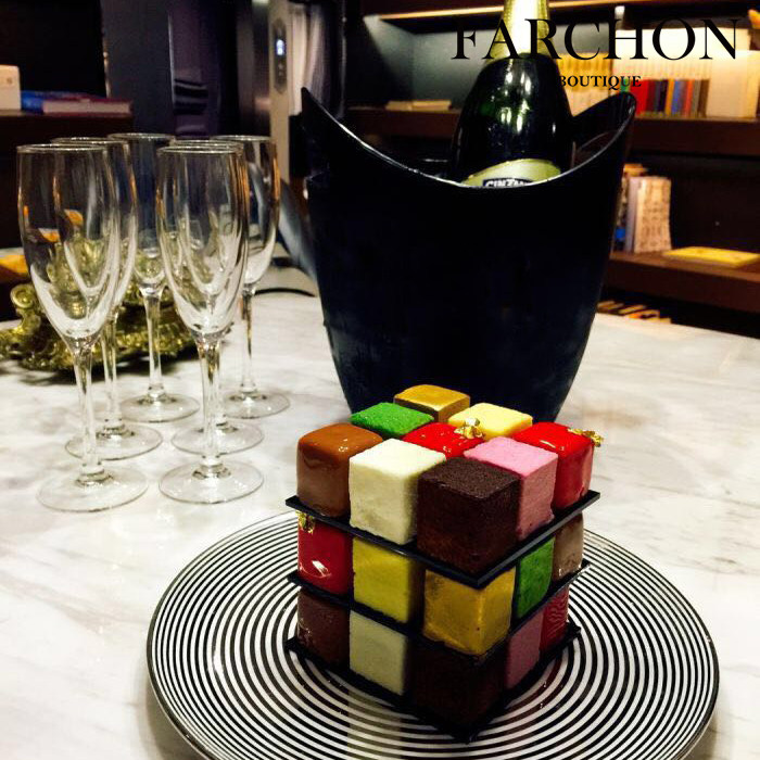 菲颂cake上海同城新鲜魔方法式慕斯创意蛋糕零食甜点下午茶25块
