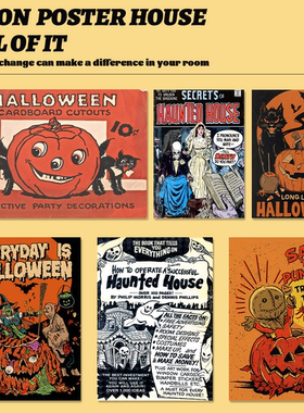 万圣节Halloween海报满6张买6送6